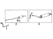 Diagram for Mercedes-Benz 300CD Exhaust Pipe - 123-490-61-15