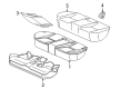 Diagram for Mercedes-Benz GLC350e Seat Covers - 253-920-66-02-1B81