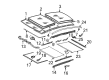 Diagram for Mercedes-Benz E320 Sunroof Cable - 211-780-01-89