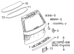 Diagram for Mercedes-Benz E63 AMG Emblem - 212-817-77-15