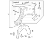 Diagram for Mercedes-Benz EQE 350+ Wheelhouse - 295-680-15-04