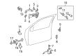 Diagram for Mercedes-Benz C350 Door Latch Assembly - 203-720-22-35