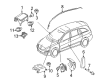 Diagram for Mercedes-Benz R500 Airbag - 251-860-08-05