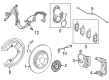 Diagram for Mercedes-Benz Brake Dust Shields - 000-423-40-00