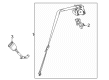 Diagram for Mercedes-Benz CLE300 Seat Belt - 206-860-14-01-9C94