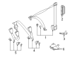 Diagram for Mercedes-Benz E320 Seat Belt - 210-860-31-85-1A23