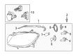 Diagram for Mercedes-Benz GL350 Headlight - 166-820-70-61