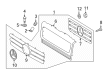 Diagram for Mercedes-Benz G550 Grille - 463-880-22-00