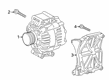 Diagram for Mercedes-Benz Sprinter 2500 Alternator Bracket - 642-150-00-65