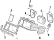 Diagram for Mercedes-Benz 190E Headlight - 201-820-11-61