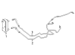 Diagram for Mercedes-Benz S550 Transmission Oil Cooler - 099-500-03-00