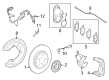 Diagram for Mercedes-Benz EQS 450 SUV Brake Pads - 000-423-68-01
