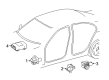 Diagram for Mercedes-Benz E400 Air Bag Control Module - 207-901-43-00