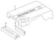 Diagram for Mercedes-Benz C230 Engine Cover - 271-016-00-24