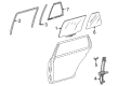 Diagram for Mercedes-Benz Window Run - 210-735-03-25