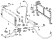 Diagram for Mercedes-Benz GL63 AMG Transmission Oil Cooler Hose - 166-500-84-72
