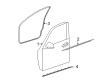 Diagram for Mercedes-Benz GLK350 Door Seal - 204-725-23-65