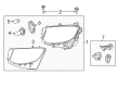 Diagram for Mercedes-Benz GLC350e Headlight - 253-820-20-61