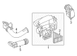 Diagram for Mercedes-Benz ML450 Air Duct - 272-140-02-12