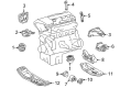 Diagram for Mercedes-Benz CLK430 Engine Mount - 112-223-37-04