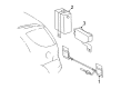 Diagram for Mercedes-Benz ML430 Antenna - 163-820-17-75