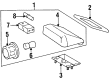 Diagram for Mercedes-Benz 300SE Third Brake Light - 140-820-18-56-5076
