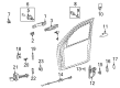 Diagram for Mercedes-Benz CLE53 AMG Door Screws - 000000-002575