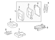 Diagram for Mercedes-Benz G55 AMG Seat Covers - 463-920-19-02-9E43