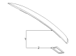 Diagram for Mercedes-Benz GLE53 AMG Third Brake Light - 167-906-33-02