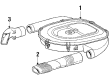 Diagram for Mercedes-Benz 560SEC Air Duct - 117-094-19-82