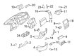 Diagram for Mercedes-Benz Sprinter 3500 Cigarette Lighter - 000-820-20-53
