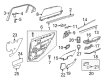 Diagram for Mercedes-Benz E350 Armrest - 212-730-35-94-8P08