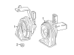 Diagram for Mercedes-Benz Sprinter 2500 Horn - 447-540-64-91