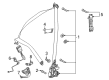 Diagram for Mercedes-Benz GLE53 AMG Seat Belt - 167-860-90-00-7P84