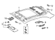 Diagram for Mercedes-Benz CLA250 Dome Light - 000-900-24-24-9051