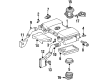 Diagram for Mercedes-Benz 500E Emblem - 119-094-00-18