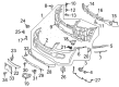 Diagram for Mercedes-Benz E430 Parking Assist Sensor - 004-542-87-18