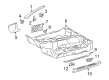 Diagram for Mercedes-Benz SL65 AMG Pillar Panels - 230-690-36-25-9F24
