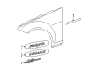 Diagram for Mercedes-Benz E63 AMG Emblem - 000-817-05-14