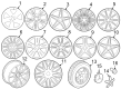 Diagram for Mercedes-Benz Alloy Wheels - 205-401-59-00-7X21
