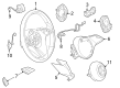 Diagram for Mercedes-Benz EQE 350+ SUV Wheel Cover - 099-464-52-04-9107