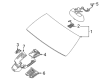 Diagram for Mercedes-Benz GLE53 AMG Windshield - 167-670-46-00