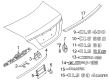 Diagram for Mercedes-Benz S63 AMG Emblem - 219-817-10-15