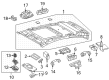 Diagram for Mercedes-Benz GLC350e Interior Lights - 000-900-35-17-9051