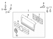 Diagram for Mercedes-Benz G55 AMG Grille - 463-880-03-23