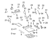 Diagram for Mercedes-Benz GL320 Emblem - 123-817-00-20
