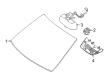 Diagram for Mercedes-Benz GLE450 AMG Car Mirror - 292-810-01-17-9051