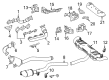 Diagram for Mercedes-Benz GLE300d Exhaust Pipe - 166-490-07-56-64