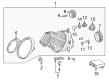 Diagram for Mercedes-Benz CLK320 Daytime Running Lights - 208-820-05-61