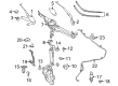 Diagram for Mercedes-Benz E400 Wiper Arm - 207-820-08-44